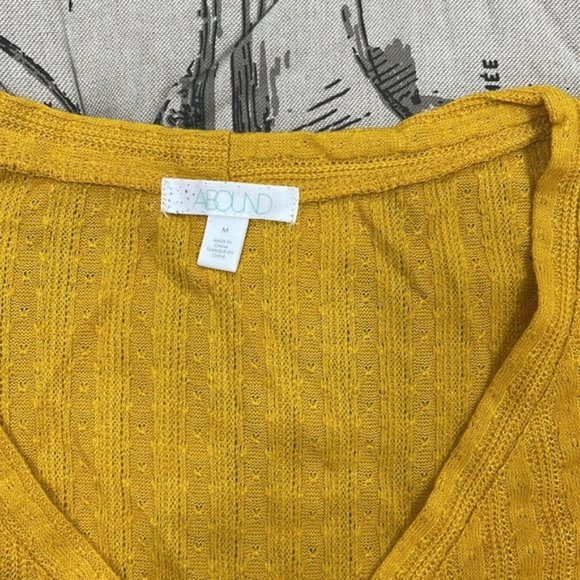 Abound Women's Pointelle Knit Crop Sweater - Picture 5 of 8